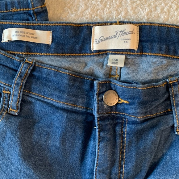 Classic Blue Denim Jeans size 16 - Picture 3 of 3